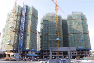 洛江開足馬力推進重點項目建設 內外墻粉刷工程全面提速